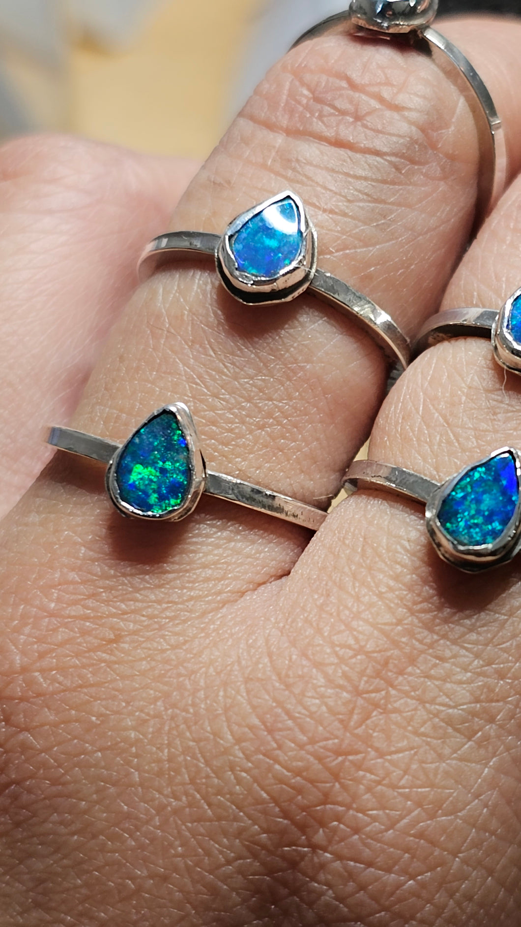 Teardrop Opal Stackers - Spirit Festival Collection