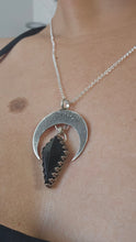 Load image into Gallery viewer, Dark Crescent Necklace - Lune Noire Collection
