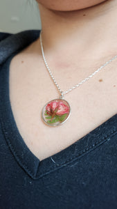 Pink Rose Necklace - Wishing for Spring Collection