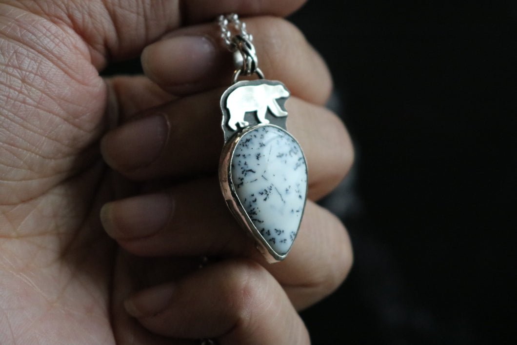 Arctic Wild Mini Polar Bear Necklace